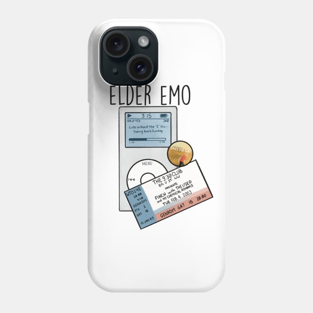 Elder Emo Phone Case by Amyologist Draws