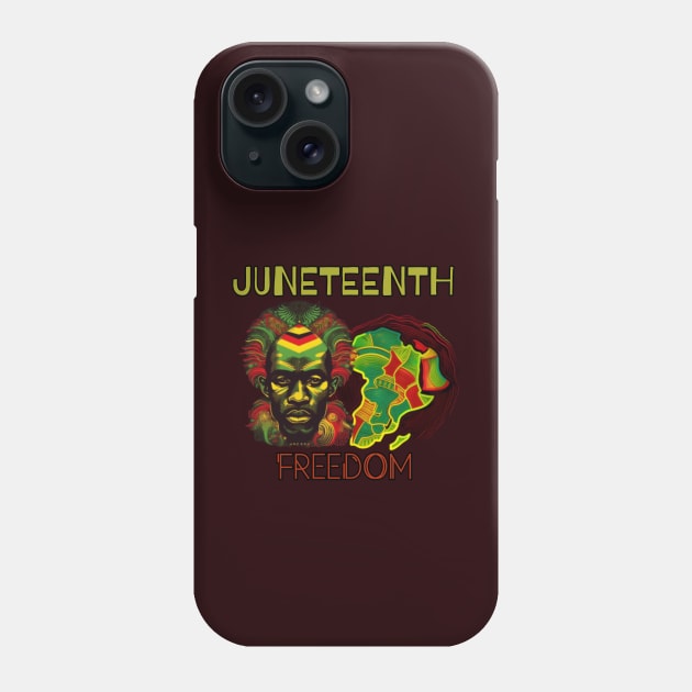 juneteenth, black pride, african american history Phone Case by Pattyld
