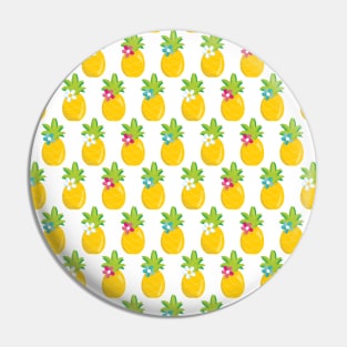 Cute Pinapple Neck Gaiter Pineapples and Flowers Neck Gator Pin