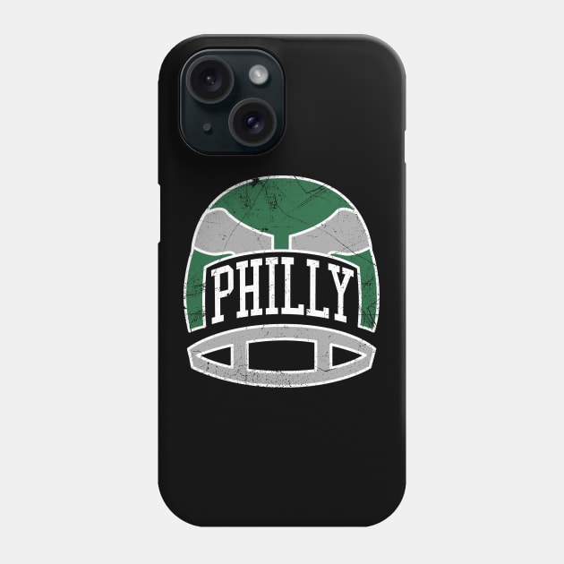 Philly Retro Helmet - Black Phone Case by KFig21