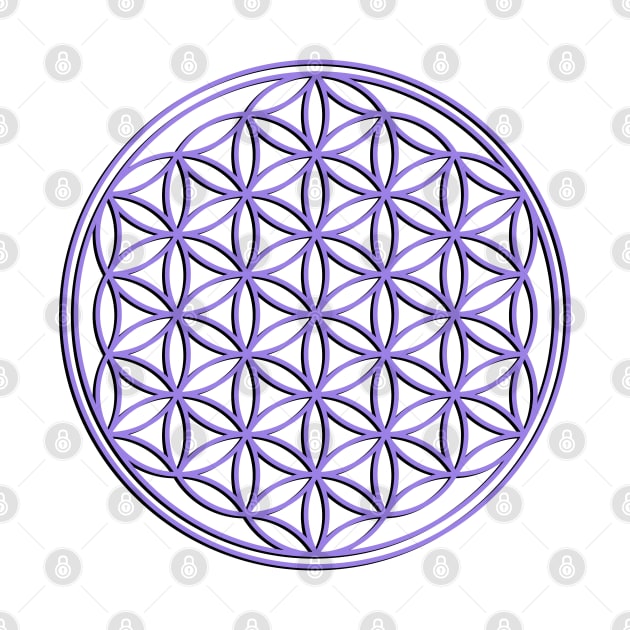 Sacred Geometry - Flower Of Life - Symbol 2 by EDDArt