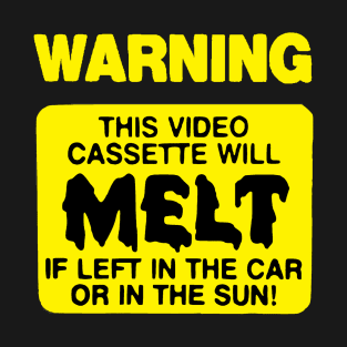 Warning This Video Will Melt Sticker T-Shirt