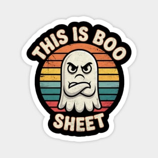 This Is Boo Sheet Funny Ghost Design Magnet