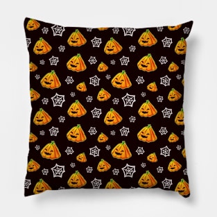 Halloween Pumpkin Pattern Pillow