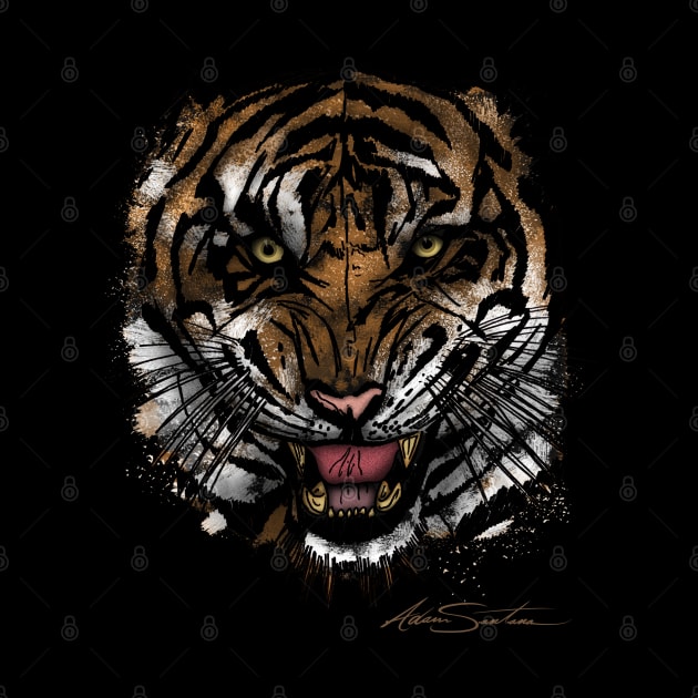 Tiger Face by adamzworld