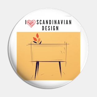 I love Scandinavian design Pin