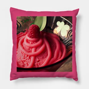 Raspberry Sorbet fancy Pillow