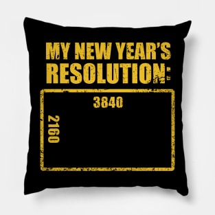 4K Resolution Pillow