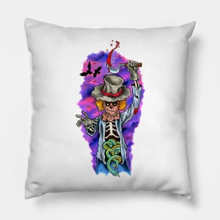 strange tattoo Pillow