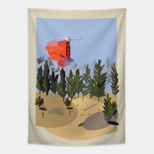 8ts Fire Season Tapestry