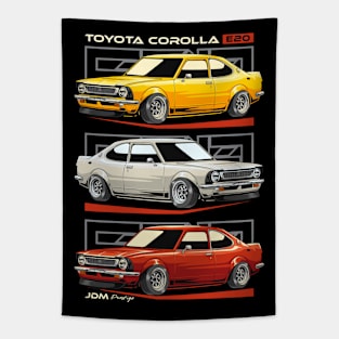 Corolla E20 Retro Car Tapestry