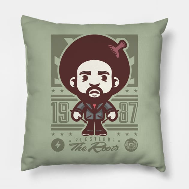 Questlove Pillow by KDNJ