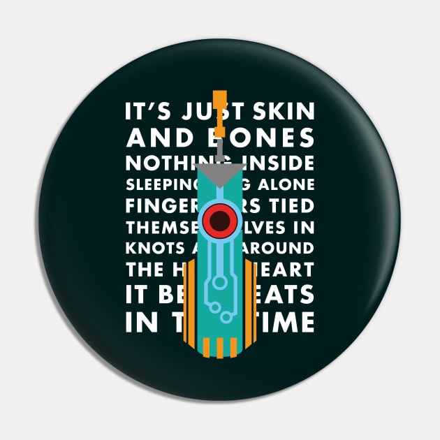 Transistor - Spine, heart Pin by Mandos92