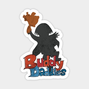 BUDDY DADDIES ANIME COVER INSPIRED DISTRESSED Magnet