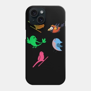 Cute Sparrow Family Phone Case