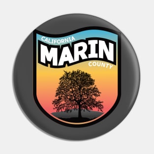 Marin County California Sunset Pin