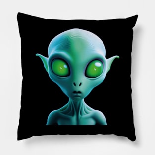 reptilian humanoid Pillow