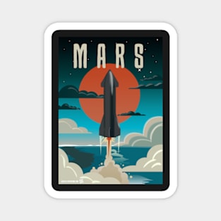 Starship to Mars and beyond Magnet