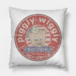 Piggly Wiggly <> Graphic Design Pillow