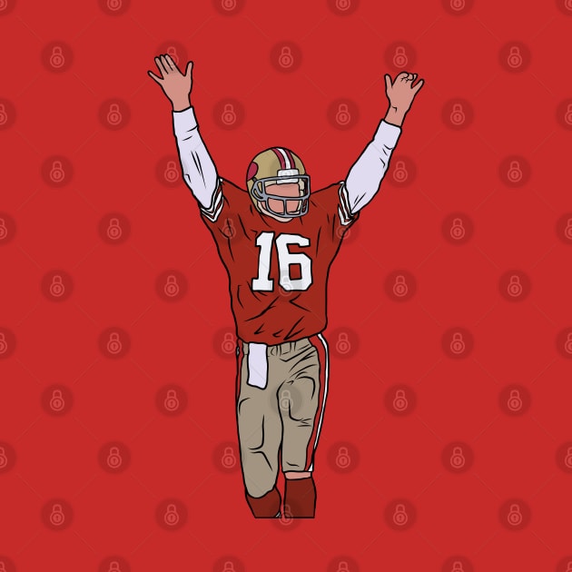 Joe Montana Celebration by rattraptees