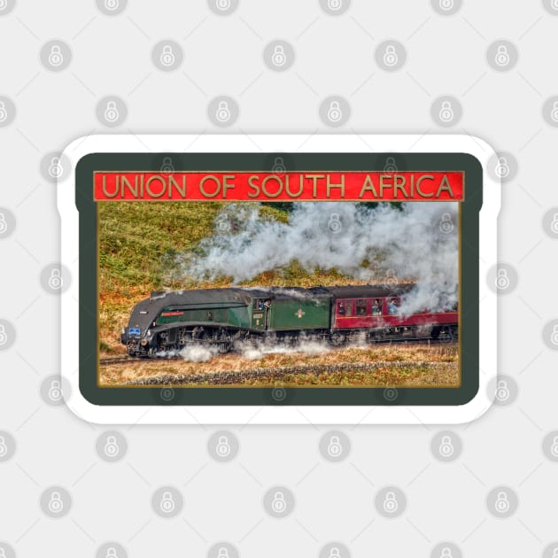 A4 Union of South Africa and Nameplate Magnet by SteveHClark