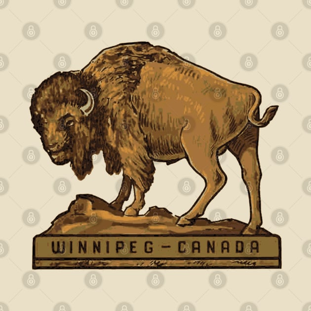 Winnipeg Buffalo by Midcenturydave