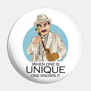 HERCULE POIROT Unique Pin