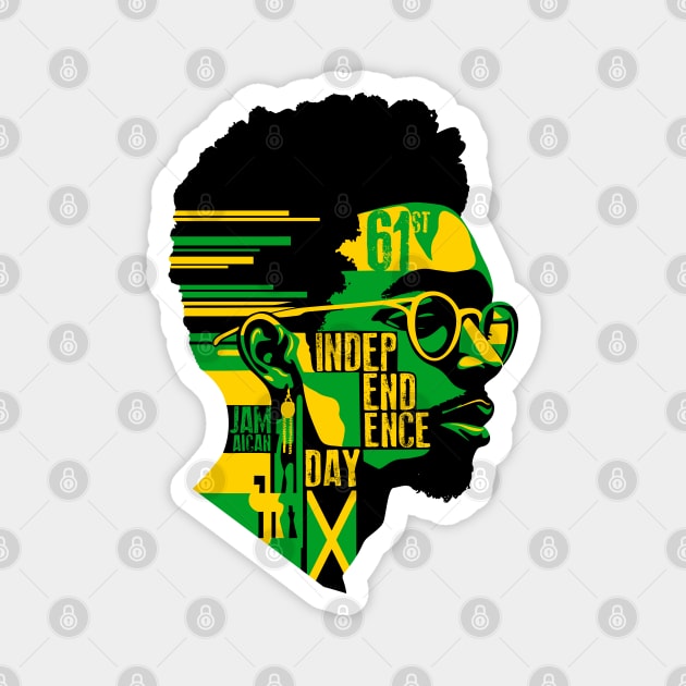 The 61st Jamaican Independence Day Magnet by ForAnyoneWhoCares