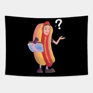 Hot Dog Car Guy Tapestry