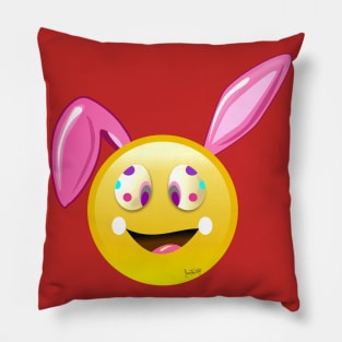 Easter Ears Emoji,bunny Shirt boys Girl Pillow