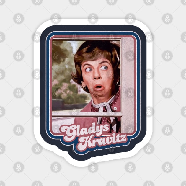 Ol' Nosy Mrs. Gladys Kravitz Magnet by darklordpug