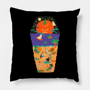 Spooky Beach Party Pillow