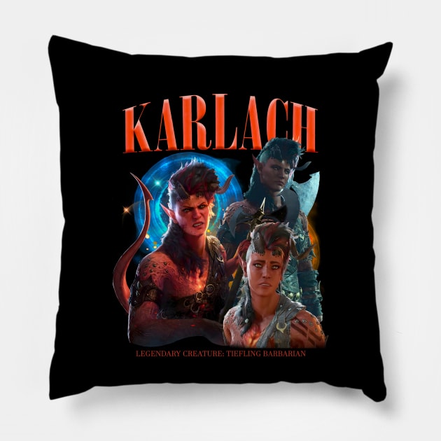 Karlach Legendary Creature Pillow by GraphicTeeShop