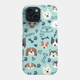 Every Cute Dog Pattern Graphic illustration Phone Case