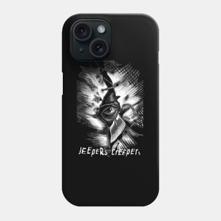 Jeepers creepers (black and white) Phone Case