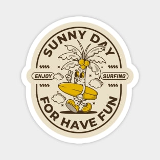 Sunny day for have fun Magnet