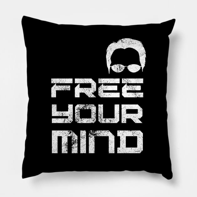 free your mind Pillow by Clathrus