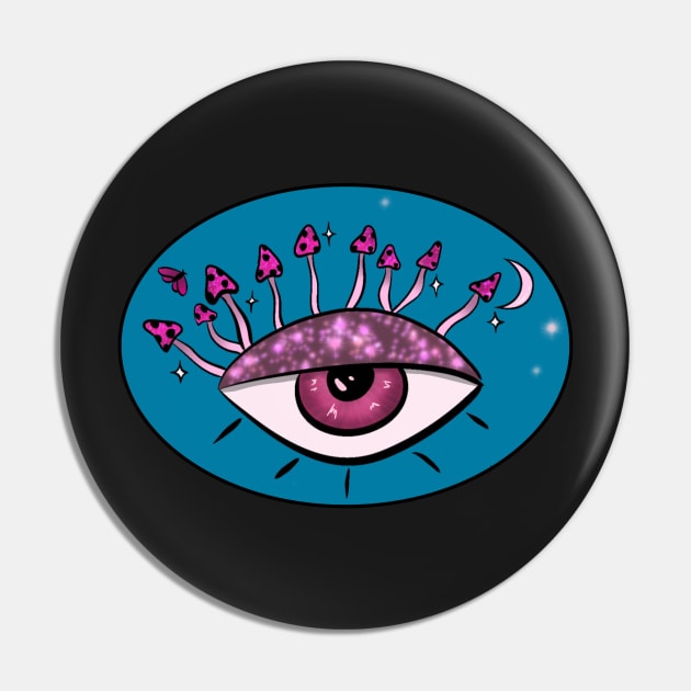 Eye with mushroom eyelashes Pin by hgrasel