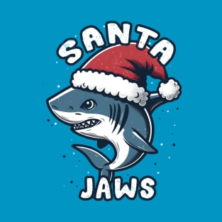 Santa Jaws- Christmas Shark T-Shirt