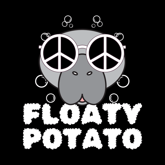 Manatees Floaty Potato by Teewyld