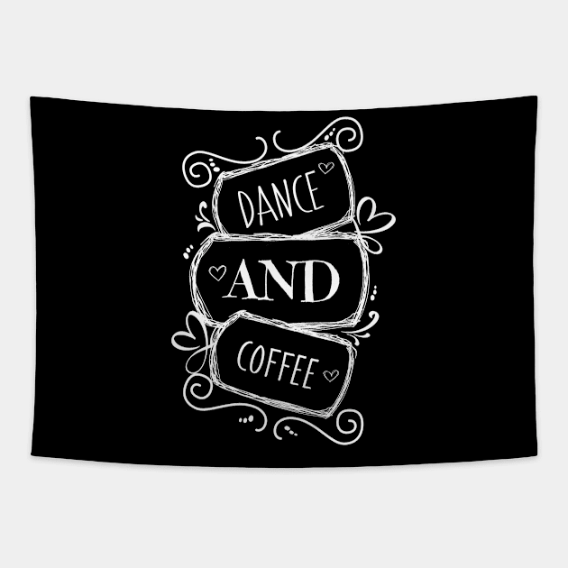 Dance and Coffee Tapestry by Timeforplay