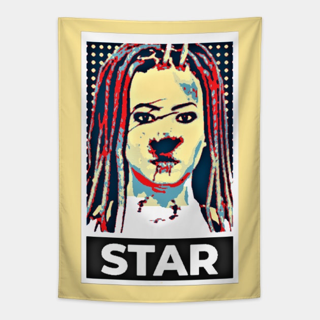 AKARI STAR ''STAR 2020'' Tapestry by KVLI3N