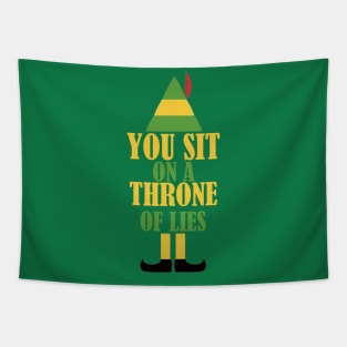 Elf You Sit On A Throne Of Lies Tapestry