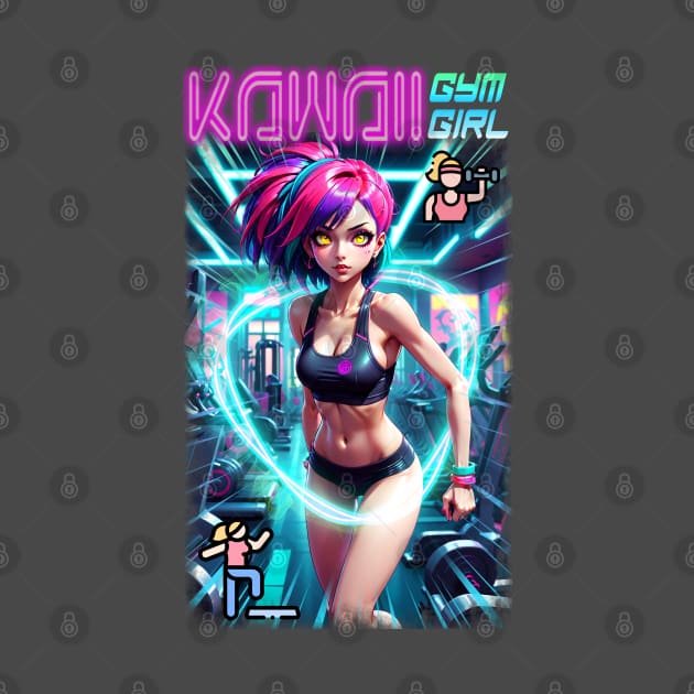 Kawaii Gym Girl 02 by KawaiiDread