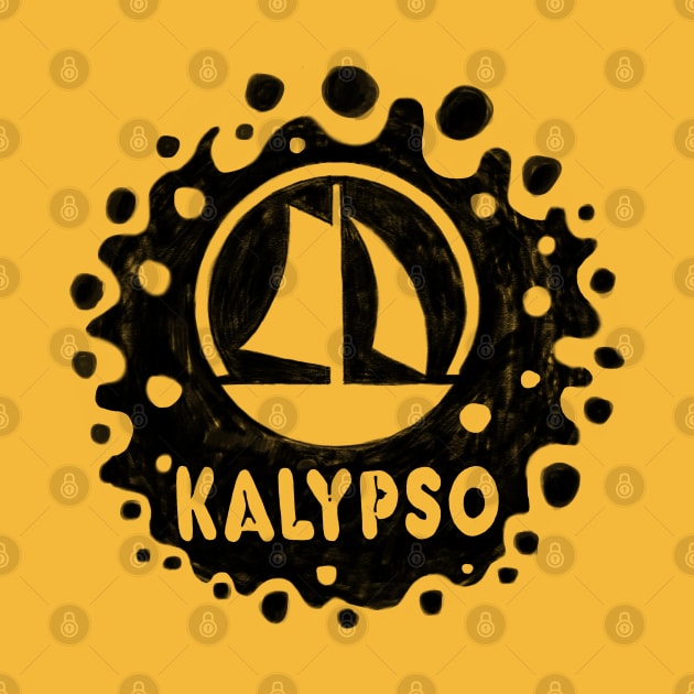 Kalypso Logo Sailing Boat by badlydrawnbabe
