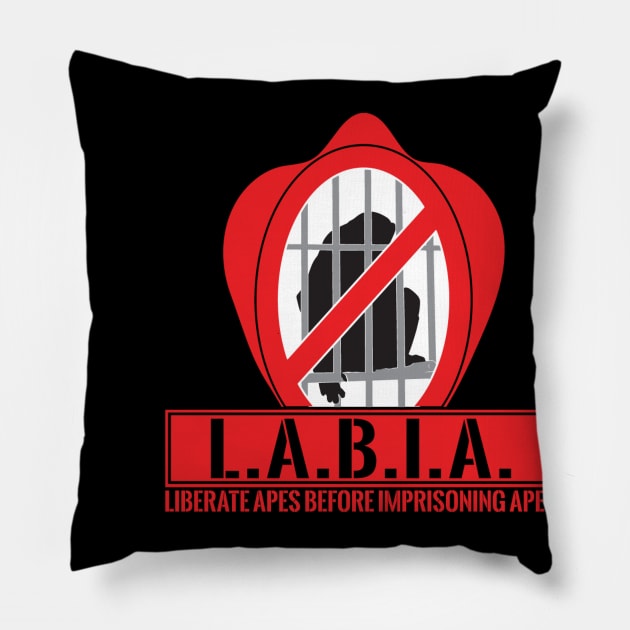 L.A.B.I.A. Pillow by HibiscusDesign