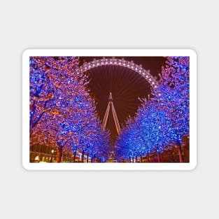 London Eye at night Magnet