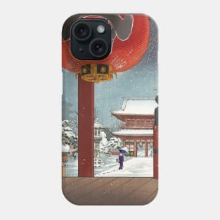 Asakusa Kanzeon Temple by Tsuchiya Koitsu Phone Case