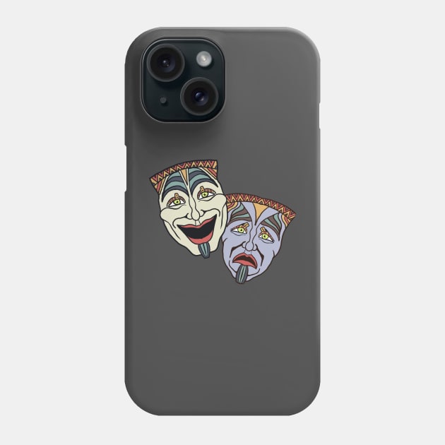 Theater Faces Phone Case by TylerMade