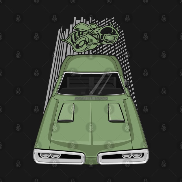 Dodge Coronet Super Bee 1970 - green by V8social